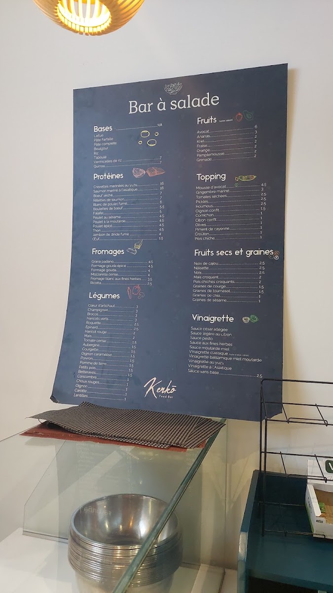 Menu Kenkō Food Bar-10