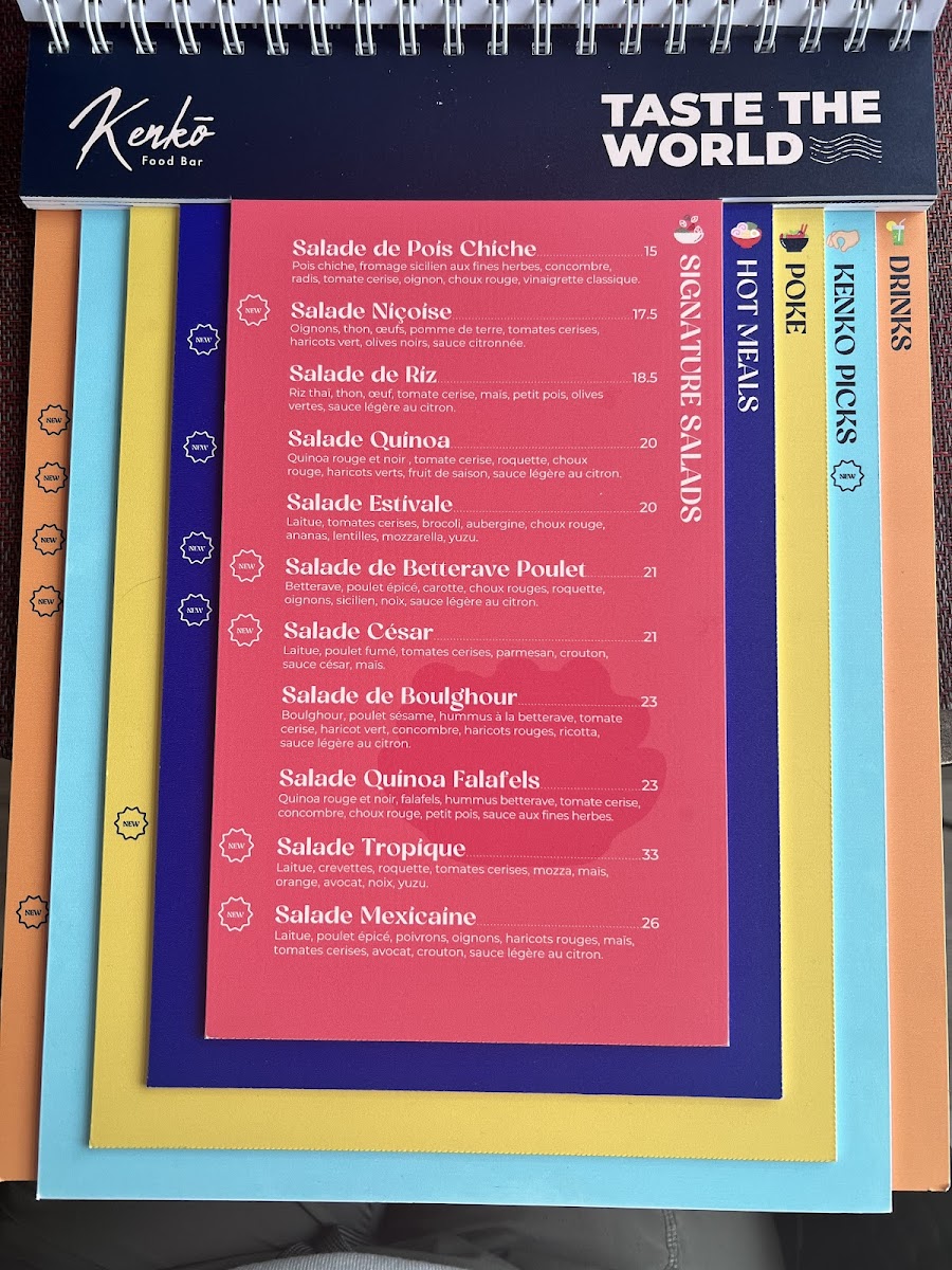 Menu Kenkō Food Bar-4